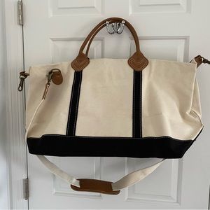 cotton canvas weekender travel bag duffel
